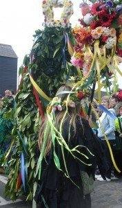 Jack of the Green Procession - Flamboyant costumes